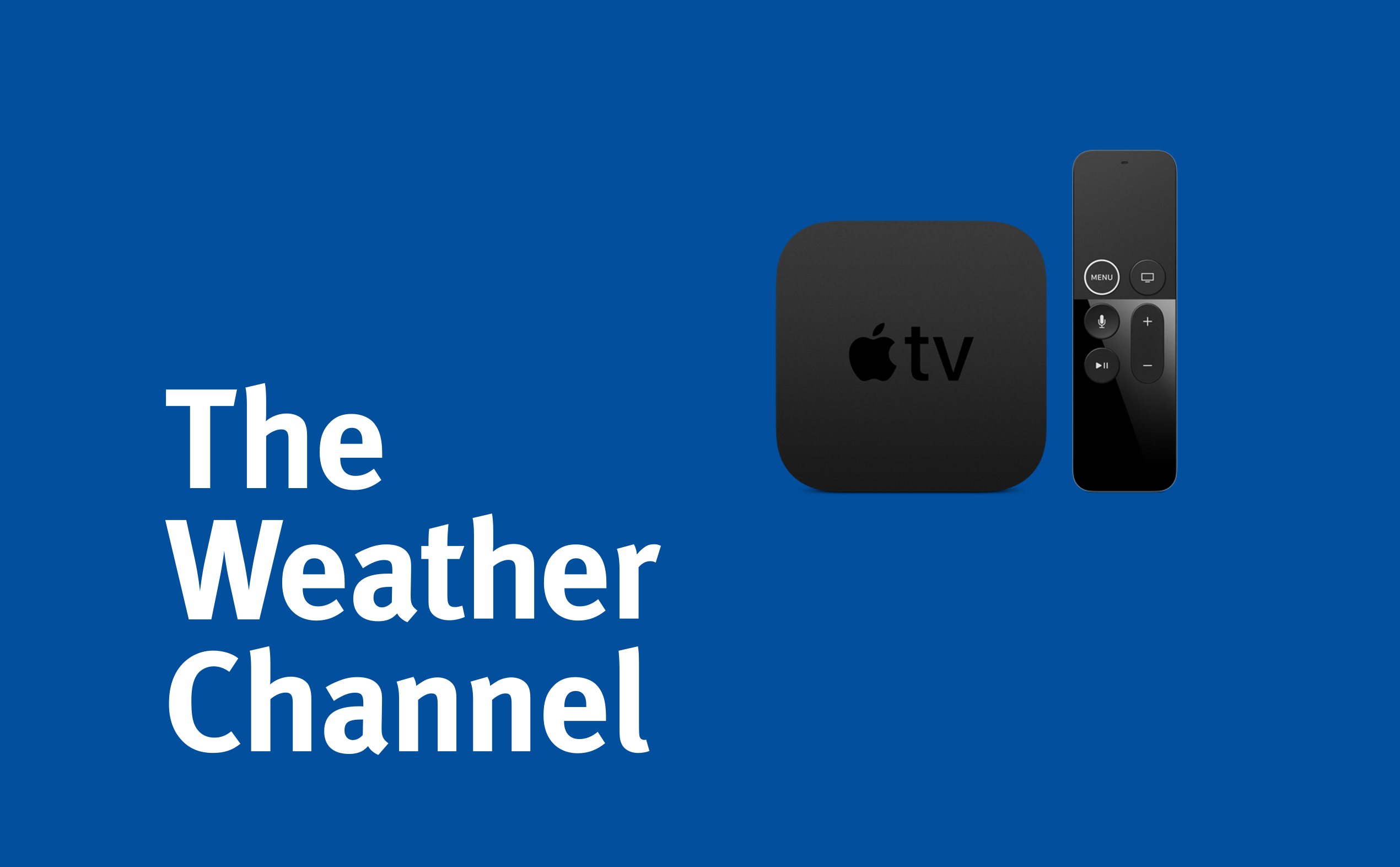 The Weather Channel on Apple TV