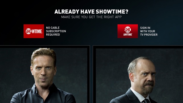 no cable subscription required for showtime