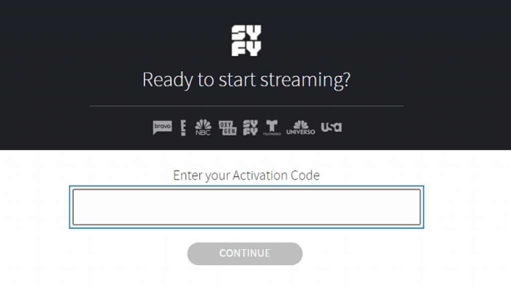 Activate SYFY on Apple TV