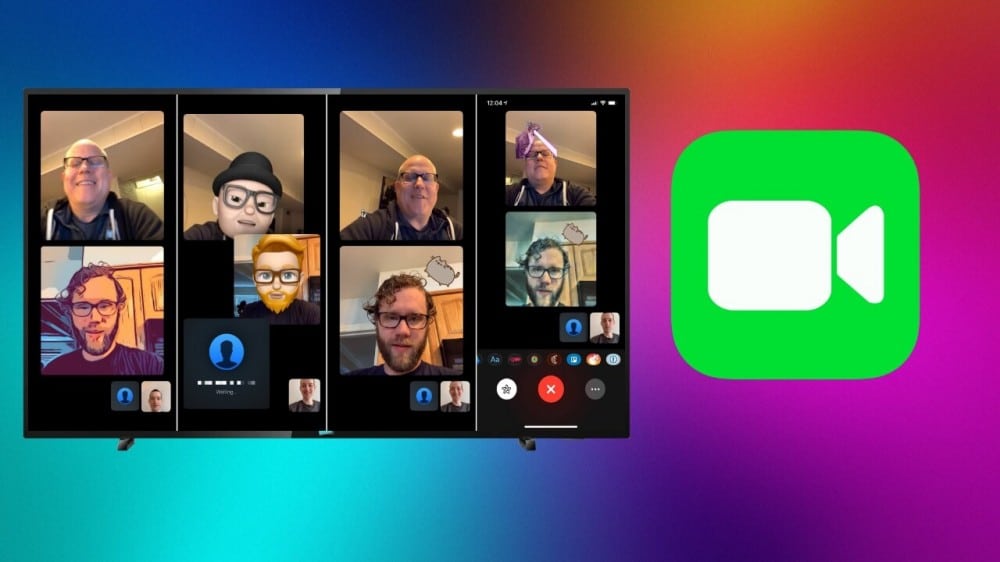 FaceTime on Apple TV using AirPlay