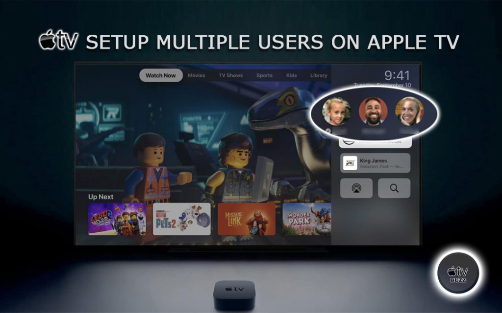 Setup Multiple Users on Apple TV