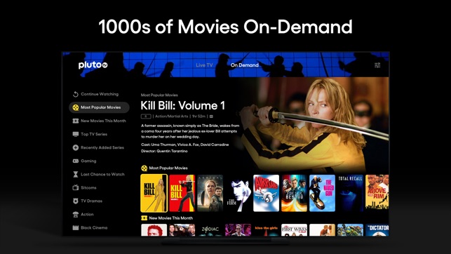 1000s of Movies on-demand on Apple TV