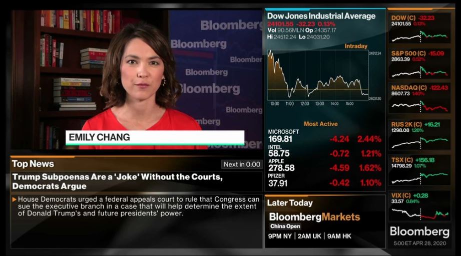 Bloomberg on Apple TV 