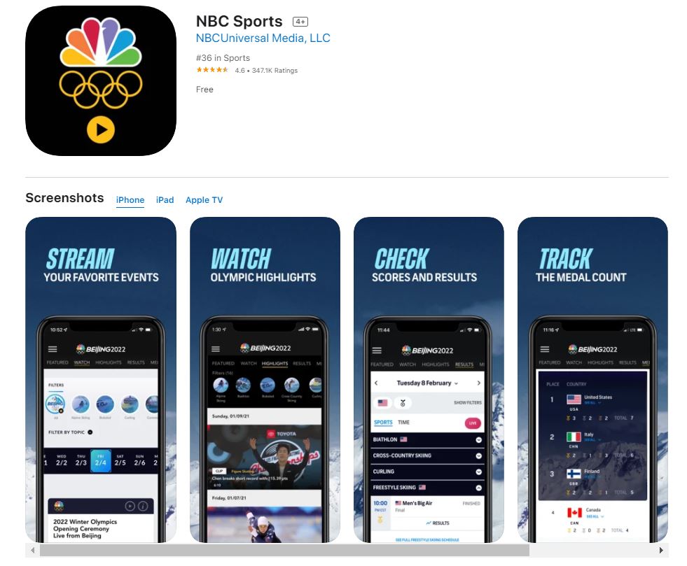 NBC Sports app
