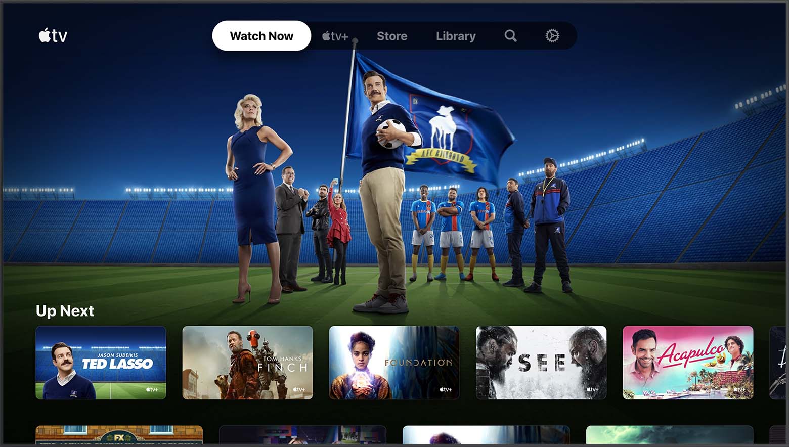 Apple TV+ home page