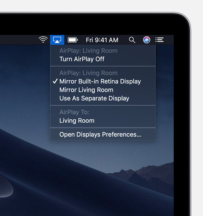 AirPlay Shazam on Apple TV from Mac