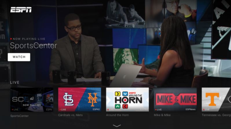 Sports Channels on Apple TV 