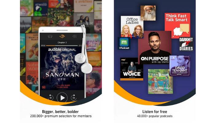 Listen to Audible audiobooks and podcasts on Apple TV