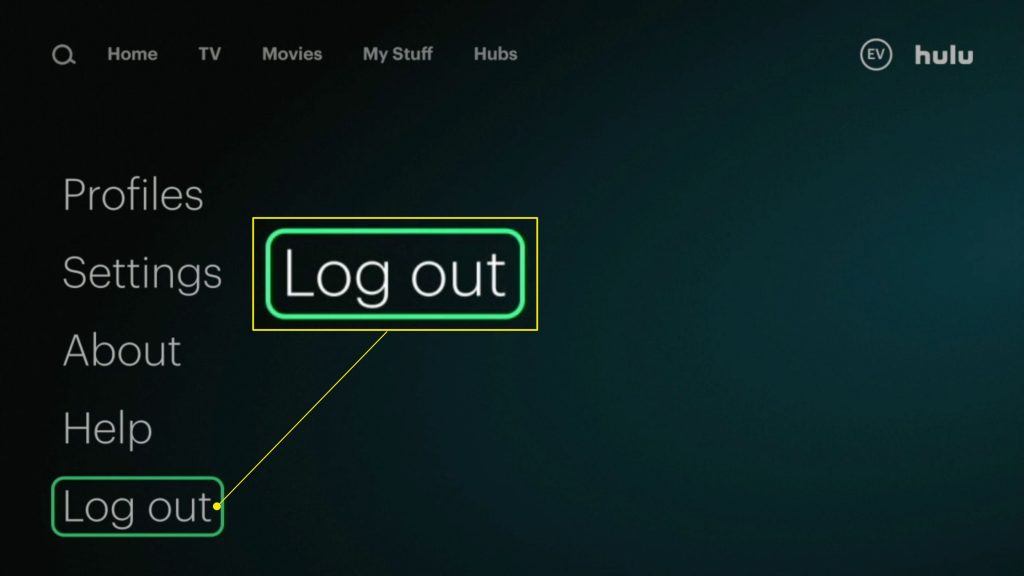 How to log out of Hulu on Apple TV