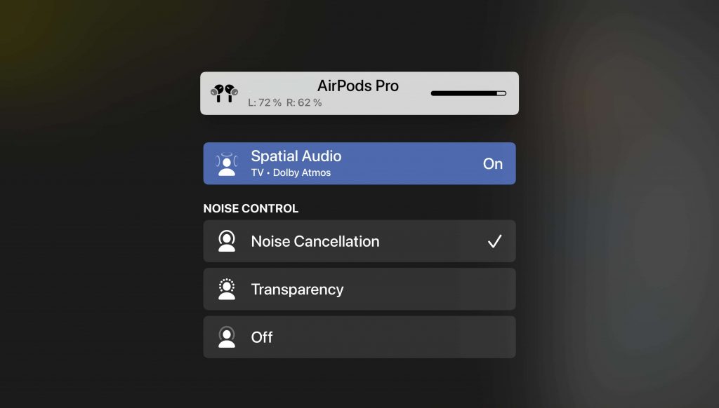 Spatial Audio on Apple TV