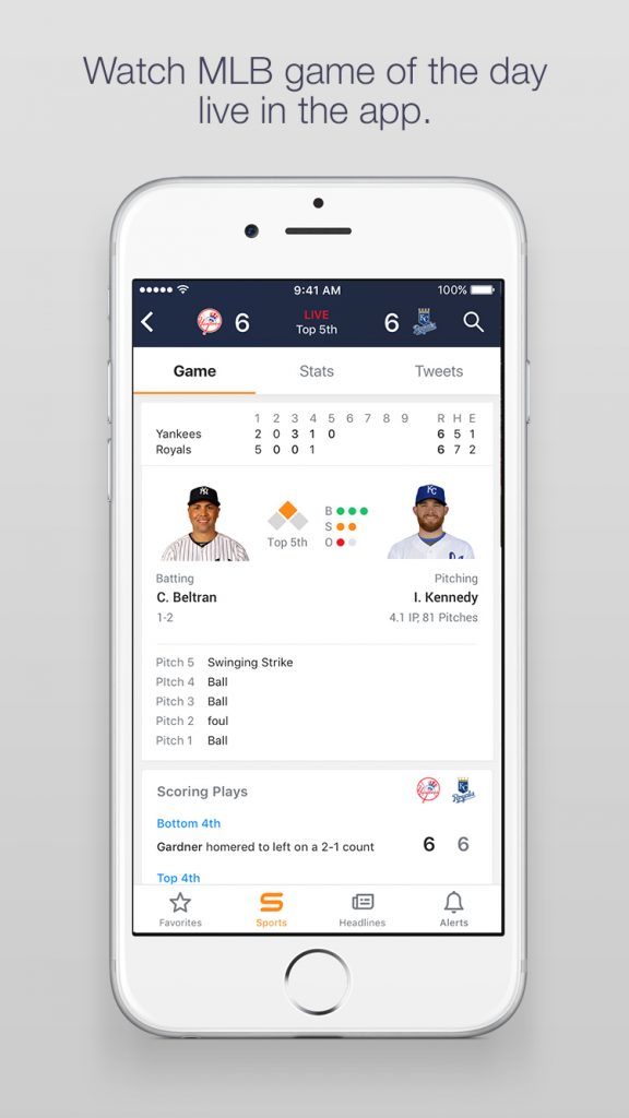 Watch MLB Games on iOS