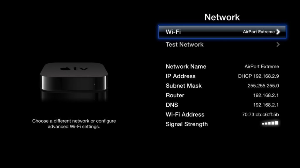Apple TV Not Connecting to Wi-Fi