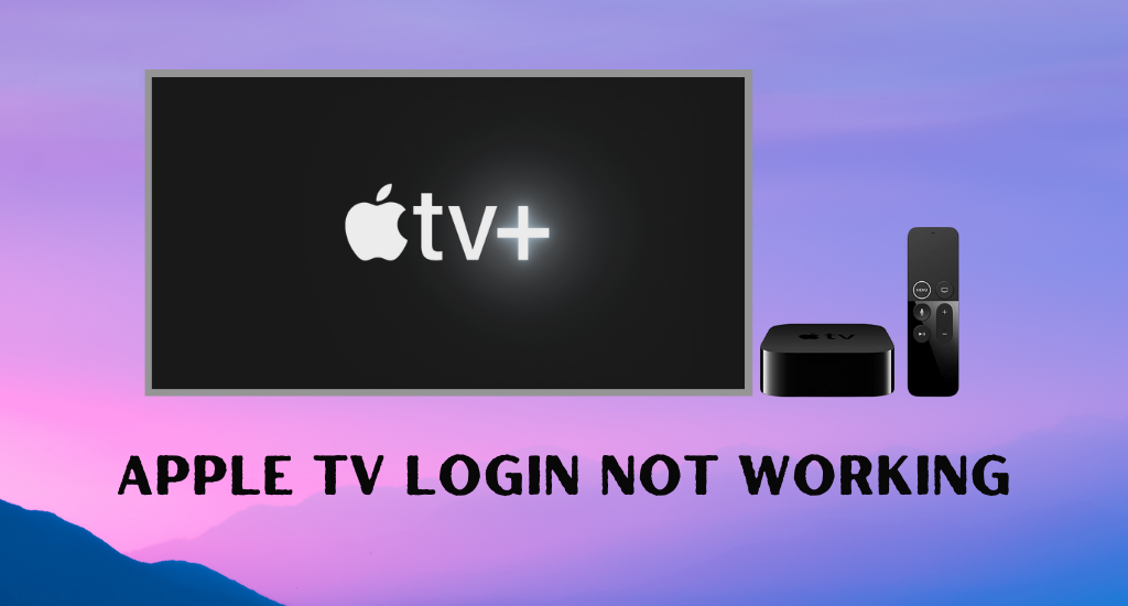 apple tv login not working