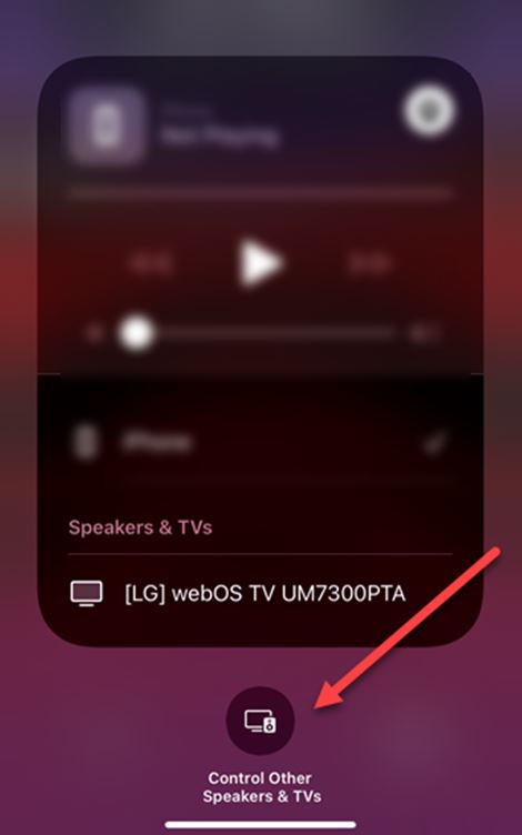 how to disconnect Apple TV from iPhone
