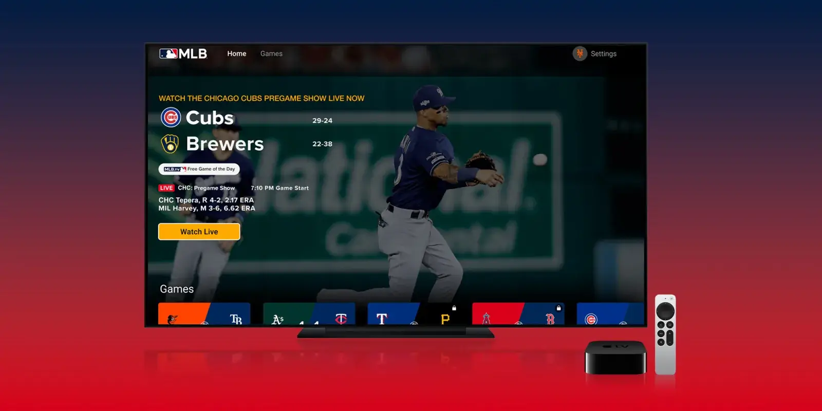 Baseball on Apple TV