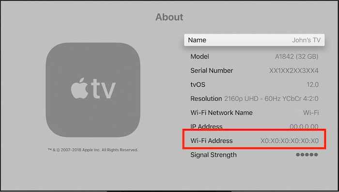 Wi-Fi Address
