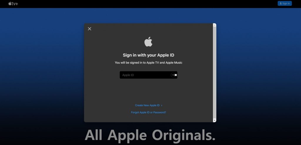 Sign in to your Apple Account