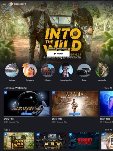 Discovery Plus  to Watch Discovery Channel on Apple TV