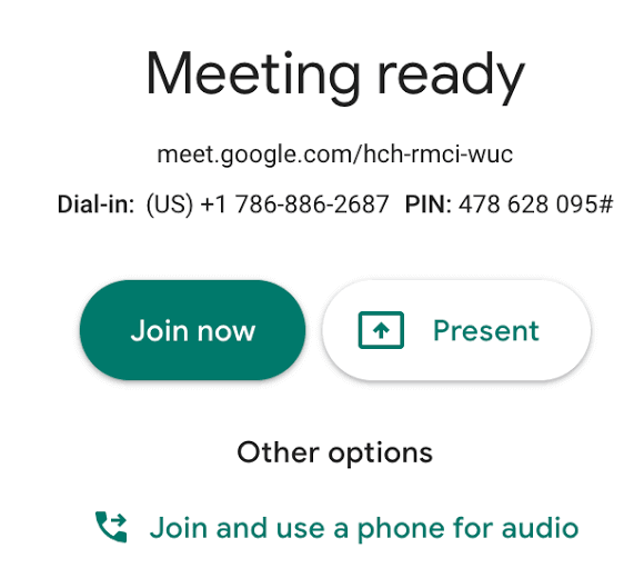 Google Meet on Apple TV 