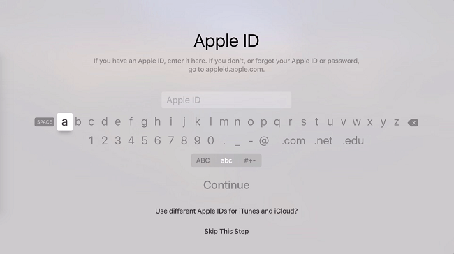 Apple ID login 