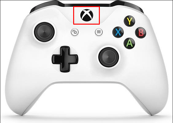 Tap the home button on your controller