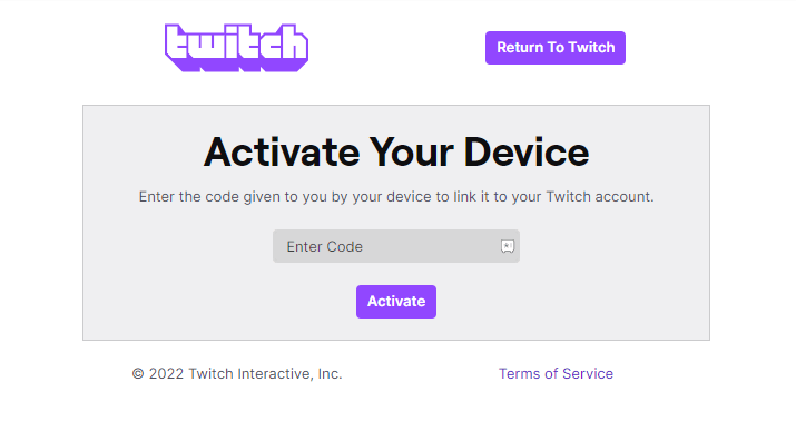Select Activate to Stream Twitch on Xbox One