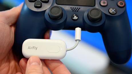 Connect AirFly 3.5mm to DualShock 4 controller