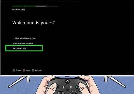 Choose the internet method to set up Xbox One