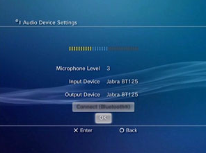 Audio device settings, connect bluetooth headphones to ps3
