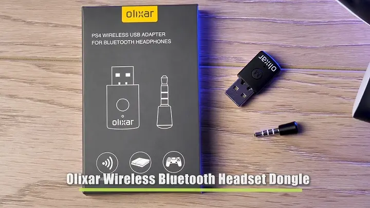 Olixar Wireless Bluetooth Headset Dongle box content