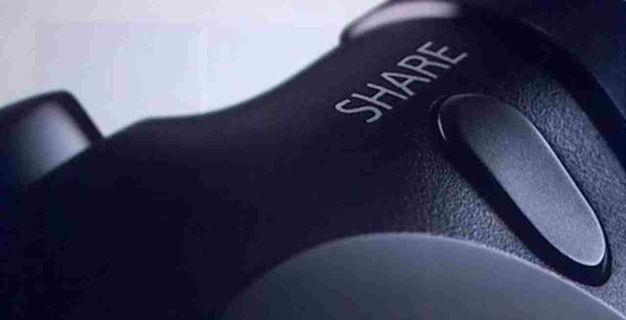 share button on PS4 controller to record gameplay on PS4