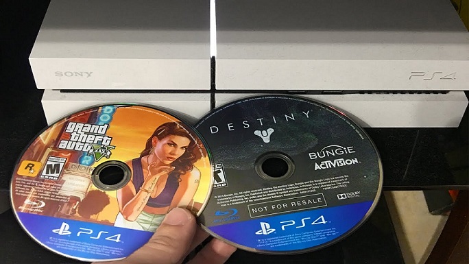 All done, enjoy playing games on PS4 with the game discs that you own.