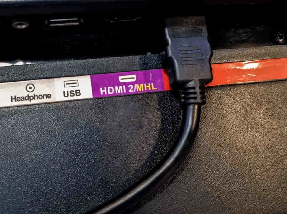 Connect the HDMI cable to your TV