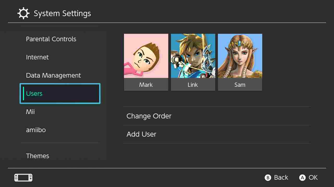 Link Nintendo account to Switch