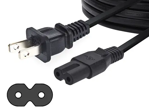 Power cord supplied with the PS4 console