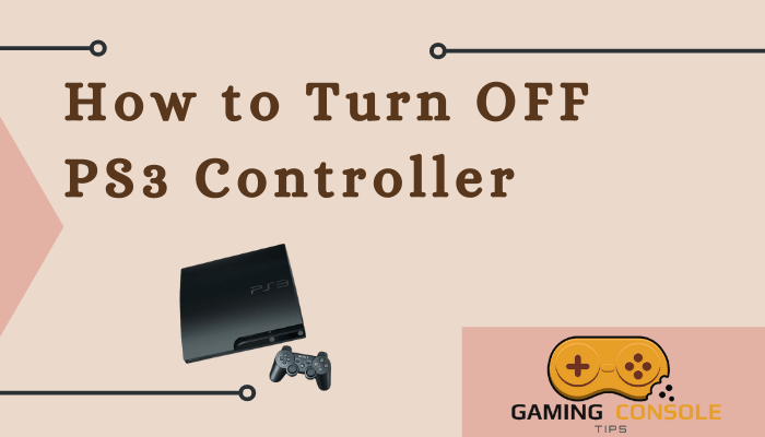 Turn off PS3 Controller