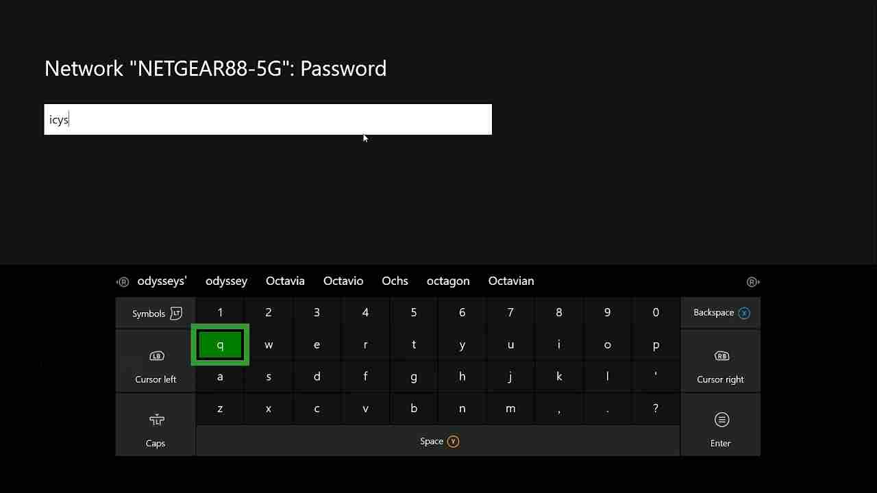 Check SSID and password when Xbox won't connect to WiFi