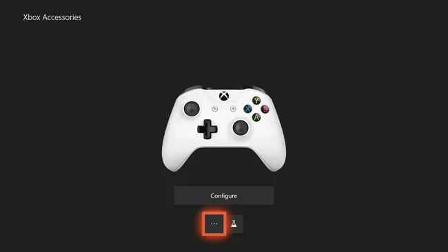 click the more icon to update Xbox One controller