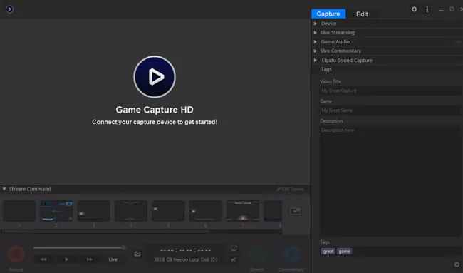 open the Game Capture HD on your PC