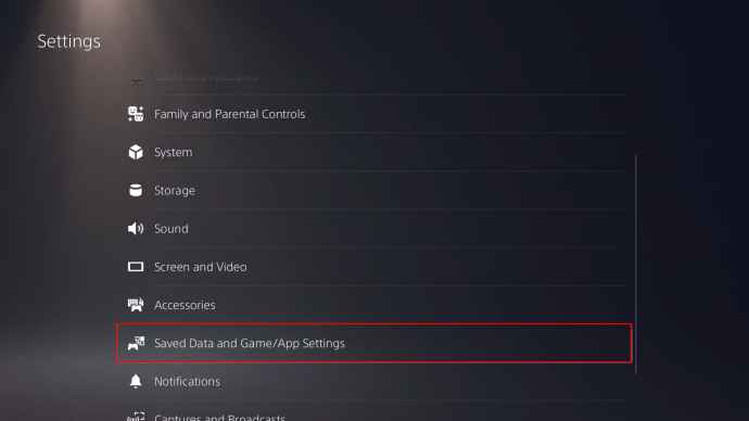select saved data and game or app settings to enable PS5 Ray Tracing