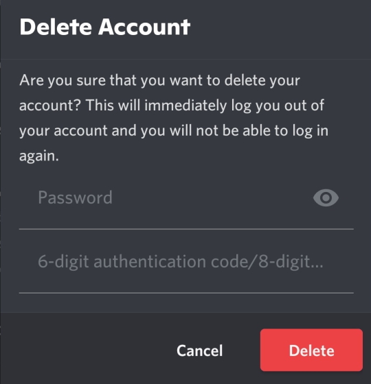 Enter the two factor authentication code & password 