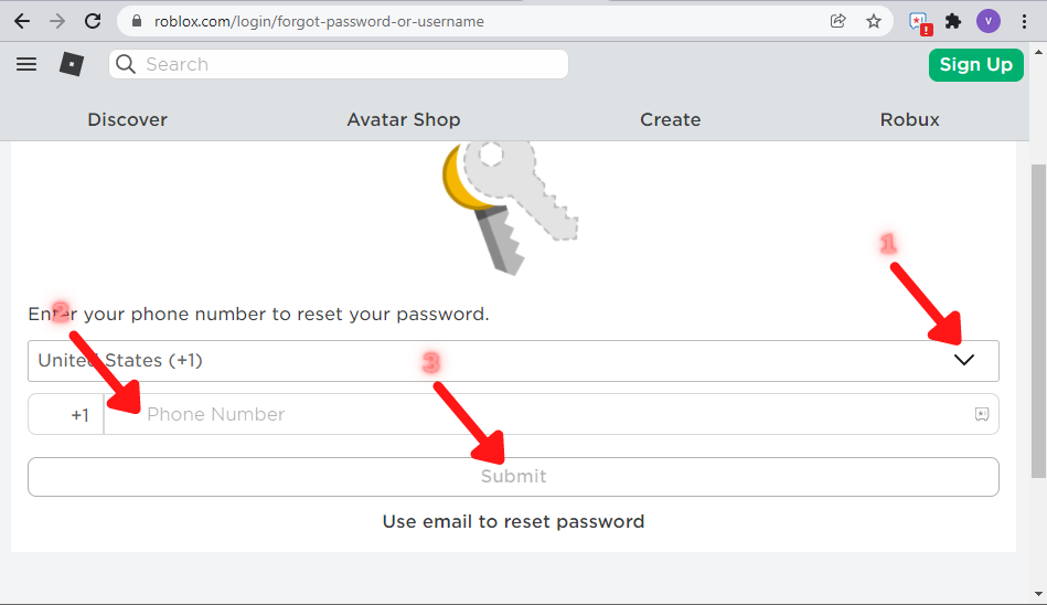 how to reset Roblox password 