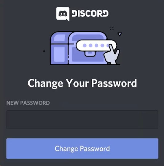 Tap Change Password 