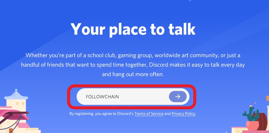 Choose a Username for your Discord account