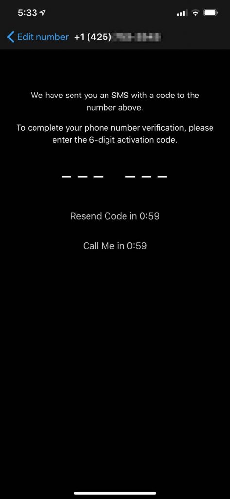  Enter the code