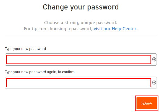 Change SoundCloud password 