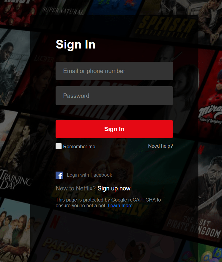 sign in to your account 