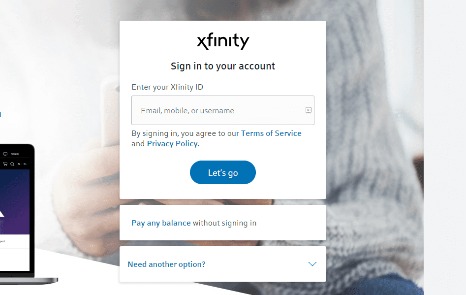 how to change xfinity password