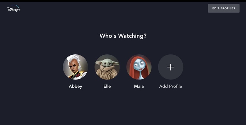 Select your profile