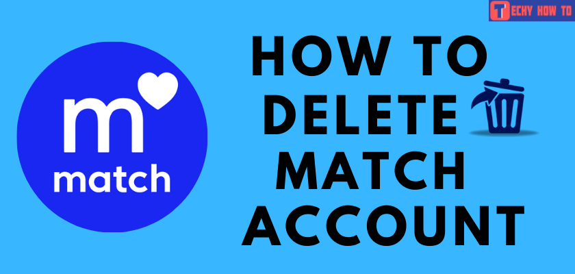 How to delete Match account